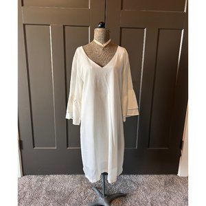Belongsci White T-shirt Dress Size M New With Tags
